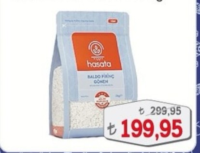 Hasata Baldo Pirinç Gönen 2Kg