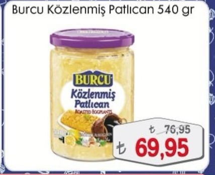 Burcu Közlenmiş Patlıcan 540 Gr