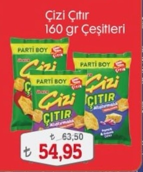 Çizi Çıtır 160 Gr Çeşitleri