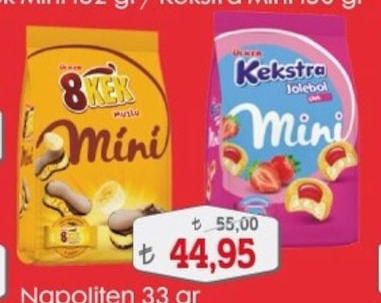 Ülker 8 Kek Mini 152 Gr / Kektra Mini 136 Gr