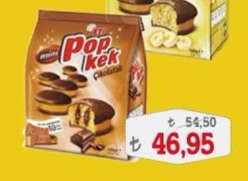 Eti Mini Pop Kek Çikolatalı