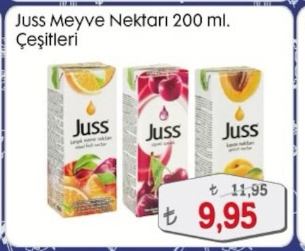 Juss Meyve Nektarı 200 Ml