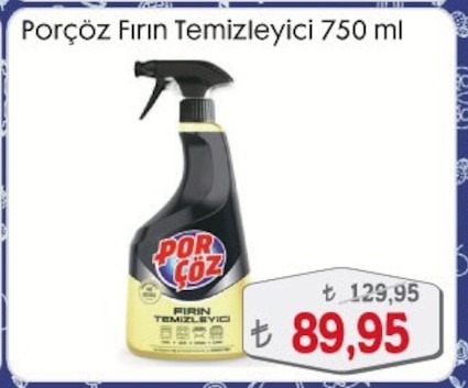 Porçöz Fırın Temizleyici 750 Ml