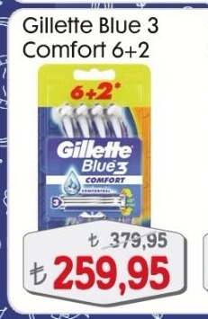 Gillette Blue 3 Comfort 6+2