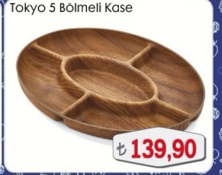 Tokyo 5 Bölmeli Kase