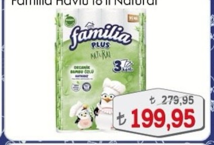 Familia Havlu 16'Lı Natural