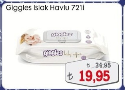 Giggles Islak Havlu 72'Li