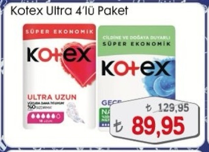 Kotex Ultra 4'Lü Paket