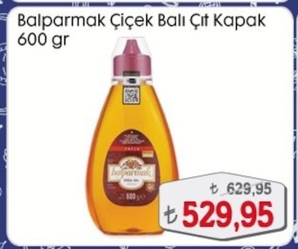 Balparmak Çiçek Balı Çıt Kapak 600 Gr