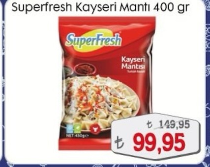 Superfresh Kayseri Mantı 400 Gr
