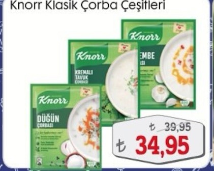 Knorr Klasik Çorba Çeşitleri