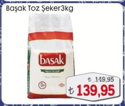 Başak Toz Şeker 3Kg
