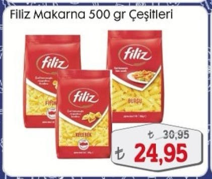 Filiz Makarna 500 Gr Çeşitleri