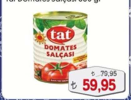 Tat Domates Salçası 830 Gr