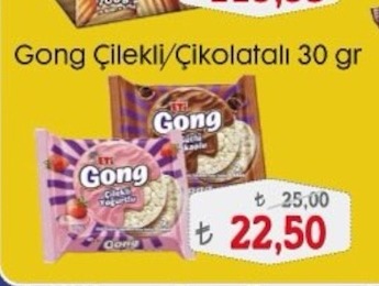 Gong Çilekli/Çikolatalı 30 Gr