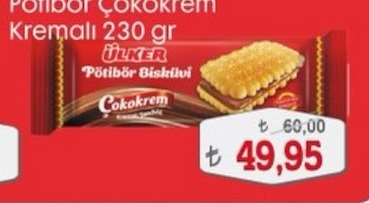 Ülker Pötibor Çokokrem Kremalı 230 Gr