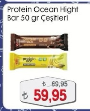 Protein Ocean Hight Bar 50 Gr Çeşitleri