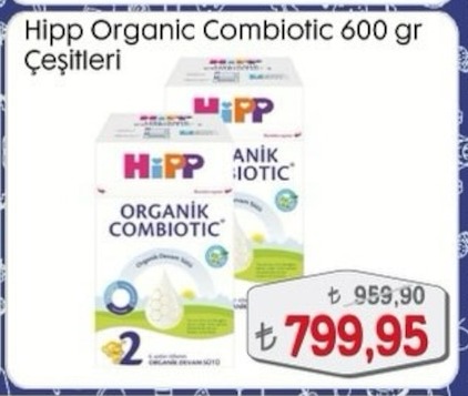 Hipp Organic Combiotic 600 Gr Çeşitleri