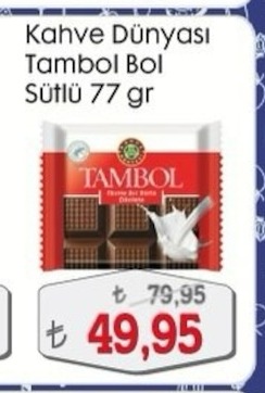 Kahve Dünyası Tambol Bol Sütlü 77 Gr