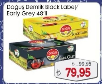 Doğuş Demlik Black Label/ Early Grey 48'Li