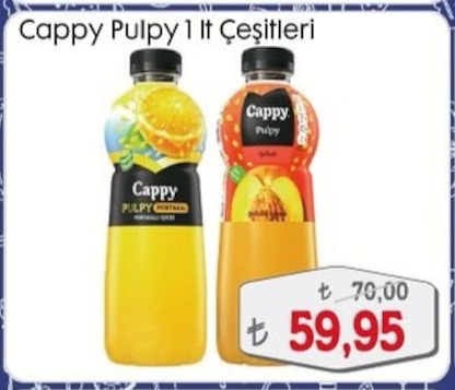 Cappy Pulpy 1 Lt Çeşitleri