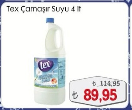 Tex Çamaşır Suyu 4 It