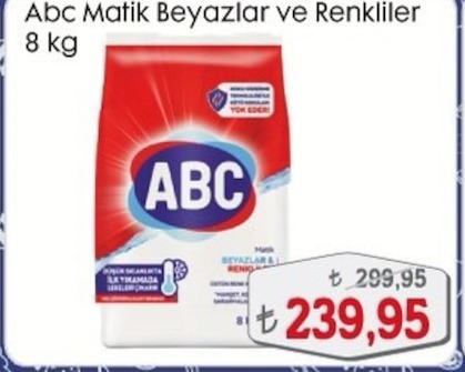 Abc Matik Beyazlar Ve Renkliler 8 Kg