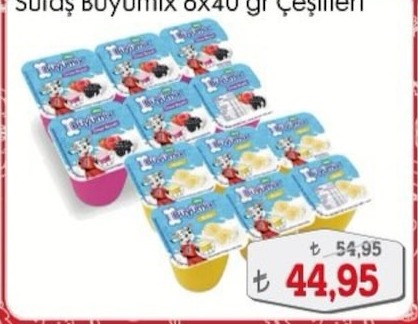 Sütaş Buyumix 8X40 Gr Çeşitleri
