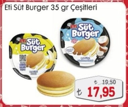 Eti Süt Burger 35 Gr Çeşitleri