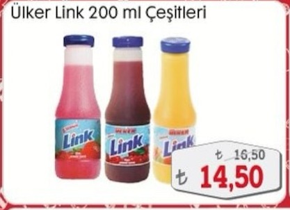 Ülker Link 200 Ml Çeşitleri