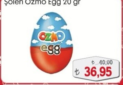 Şölen Ozmo Egg 20 Gr