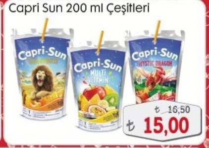 Capri Sun 200 Ml Çeşitleri