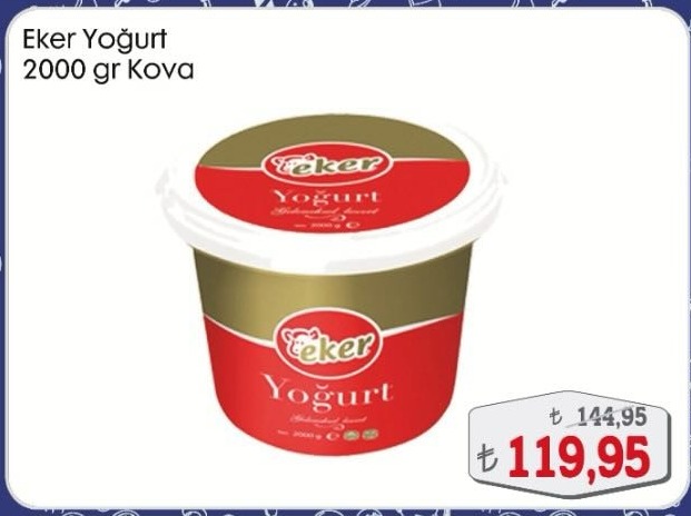 Eker Yoğurt 2000 Gr Kova
