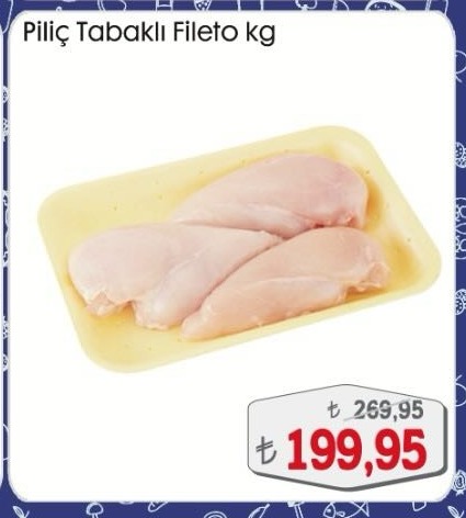 Piliç Tabaklı Fileto Kg