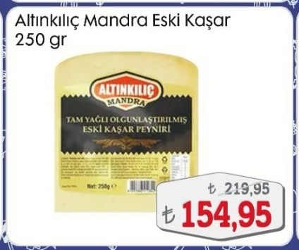 Altınkılıç Mandıra Eski Kaşar 250 G R