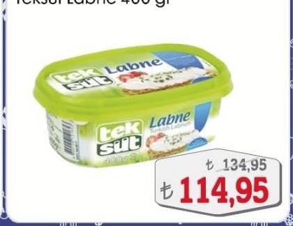 Tek Süt Labne 400 Gr