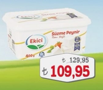 Ekici Süzme Peynir Tam Yağlı 400G