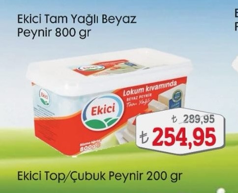 Ekici Tam Yağlı Beyaz Peynir 800 Gr