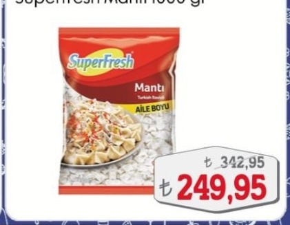Superfresh Mantı 1000 Gr
