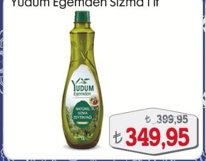 Yudum Ege'Den Sızma Zeytinyağı 1 Lt