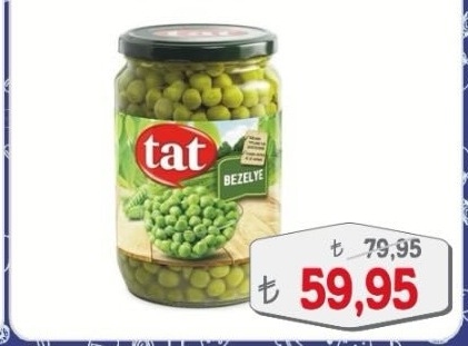 Tat Bezelye Konservesi 700 Gr