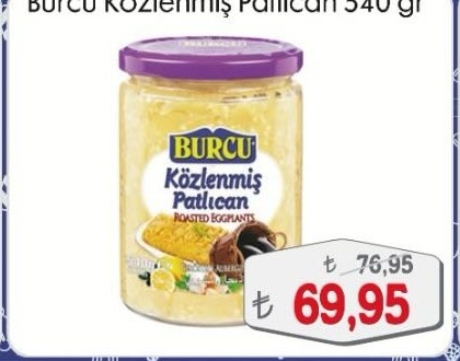 Burcu Közlenmiş Patlıcan 340G