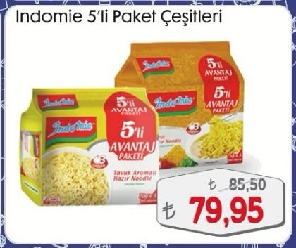 Indomie 5'Li Paket Çeşitleri