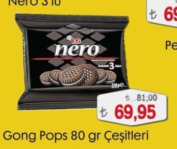 Eti Nero Gofret Çikolatalı 3 L