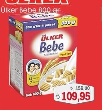 Ülker Bebe Bisküvi 800 Gr