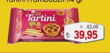 Eti Tartini Frambuazli 144 Gr