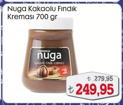 Nuga Kakaolu Fındık Kreması 700Gr