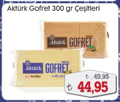 Aktürk Gofret 300 G