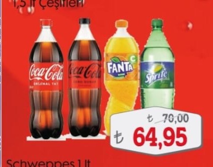 Coca Cola Çeşitleri 1.5 Lt