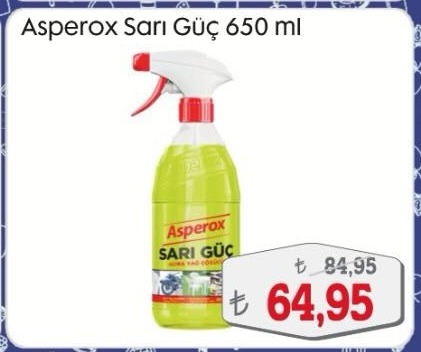 Asperox Sarı Güç 650Ml